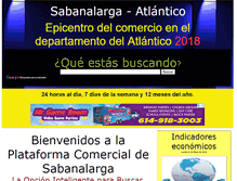 Tablet Screenshot of comercio.sabanalarga.org